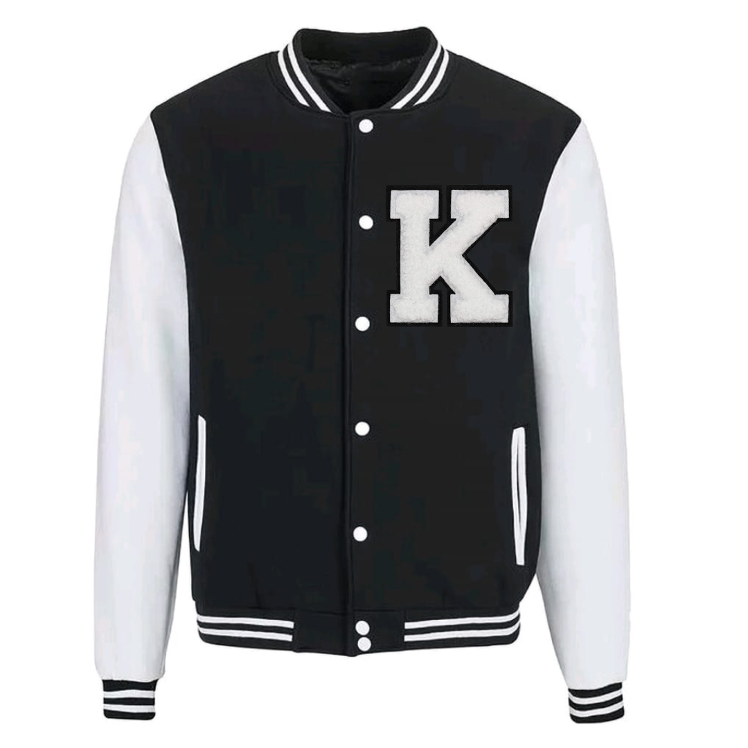 White Patch Varsity Jacket