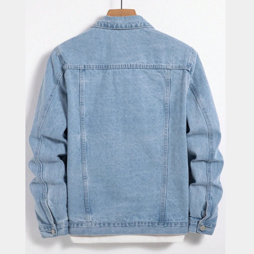 LIGHT BLUE DENIM JACKET - UNISEX