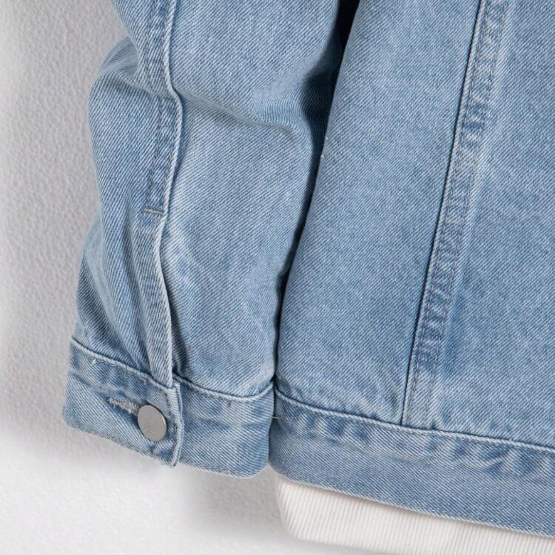LIGHT BLUE DENIM JACKET - UNISEX