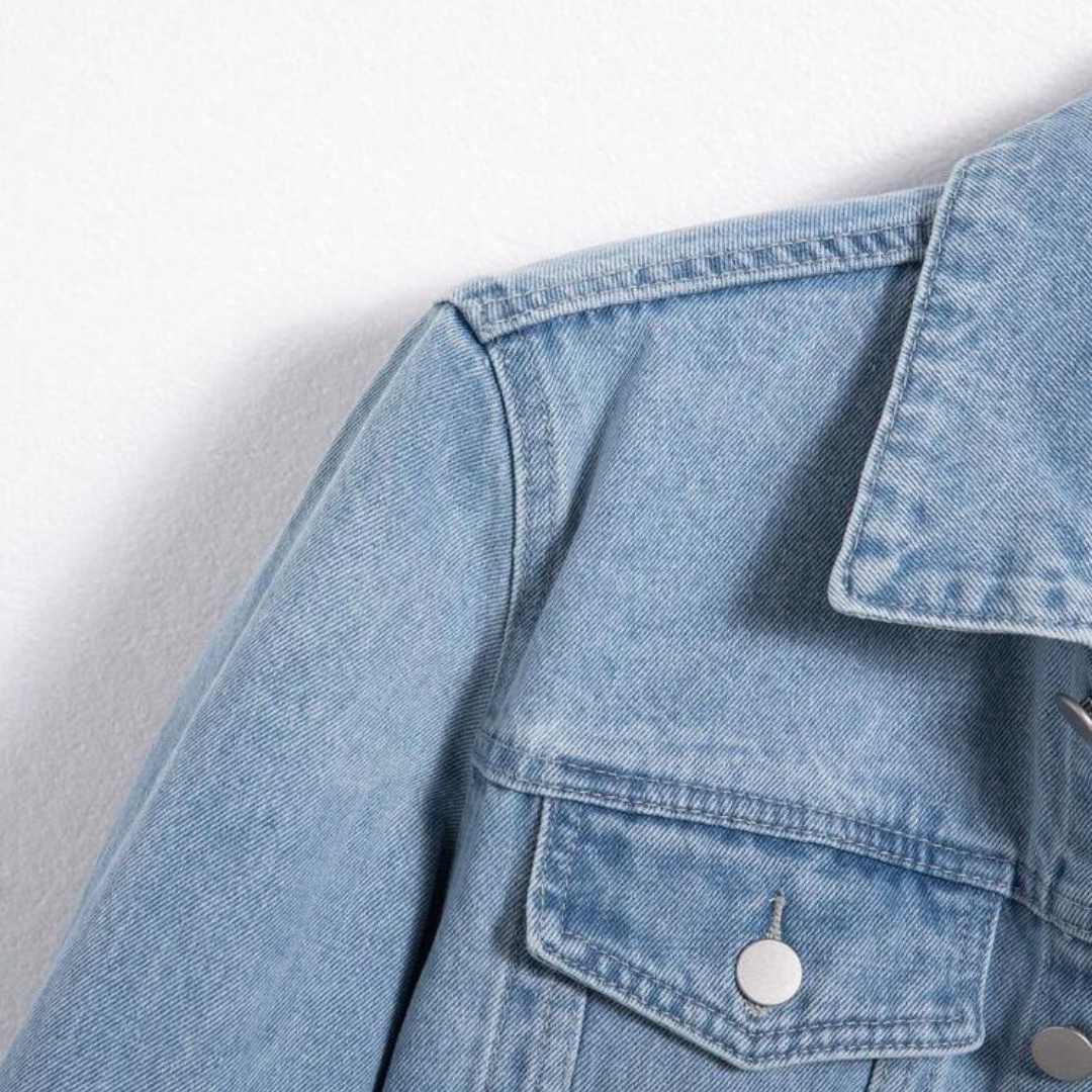 LIGHT BLUE DENIM JACKET - UNISEX
