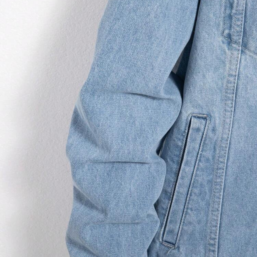LIGHT BLUE DENIM JACKET - UNISEX