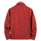 SHARP RED DENIM JACKET - UNISEX