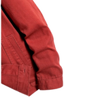 SHARP RED DENIM JACKET - UNISEX