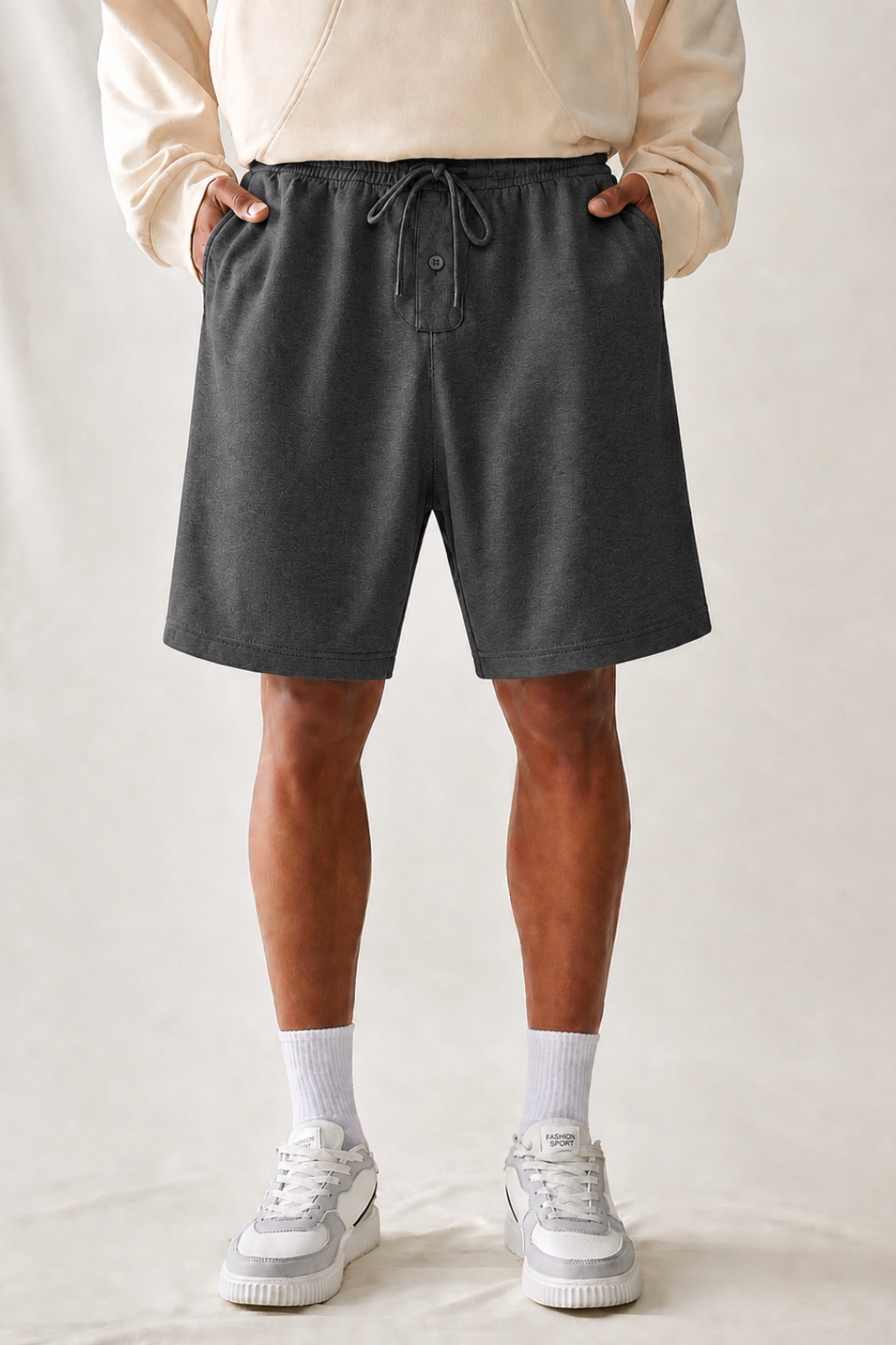 OffDuty Basic Comfort Shorts - Charcoal Grey