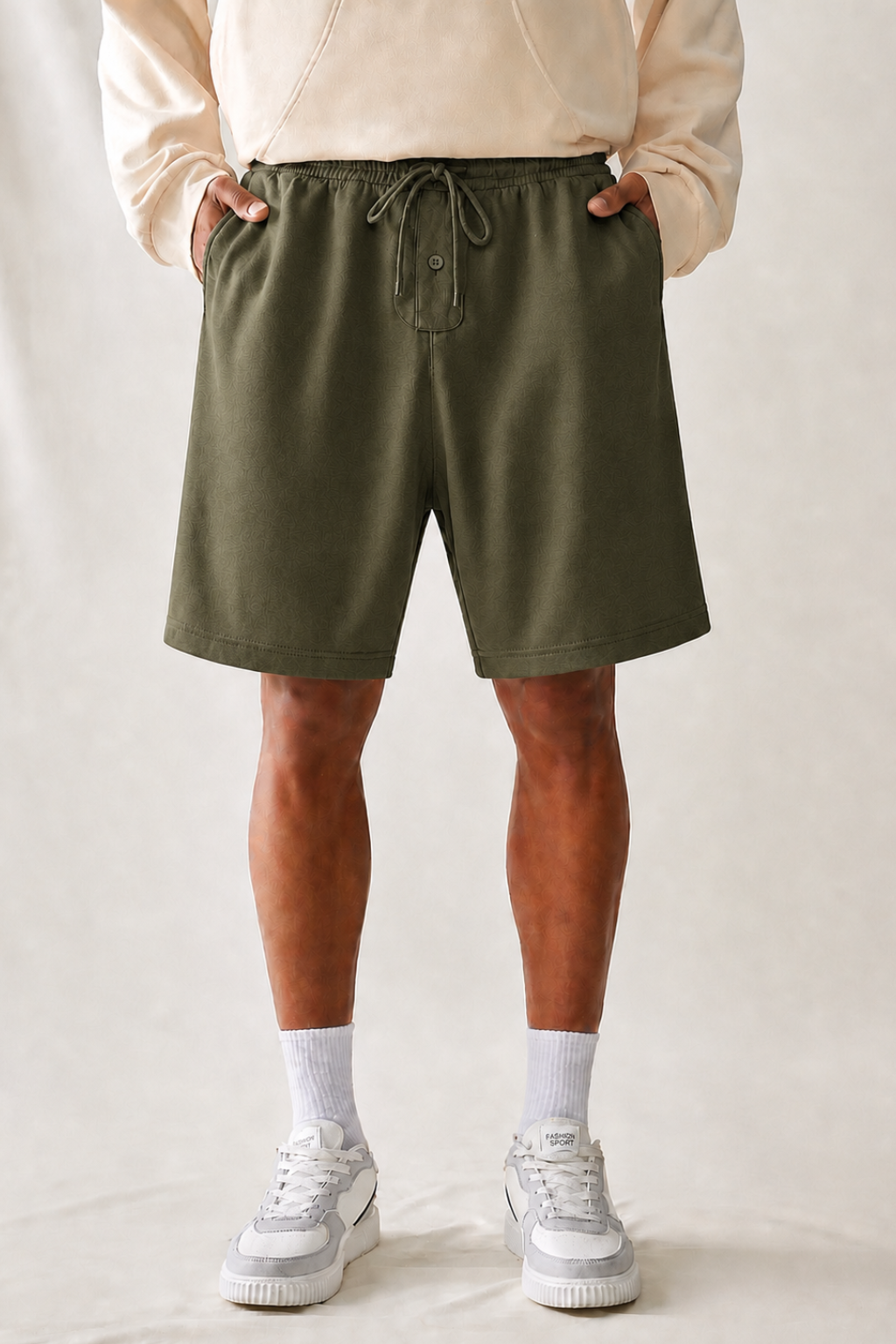OffDuty Basic Comfort Shorts - Olive