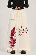 FREEDOM FEATHER BAGGY TROUSER | CREAM | HERMODA