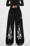 LUCKY STAR BAGGY TROUSER | BLACK | HERMODA