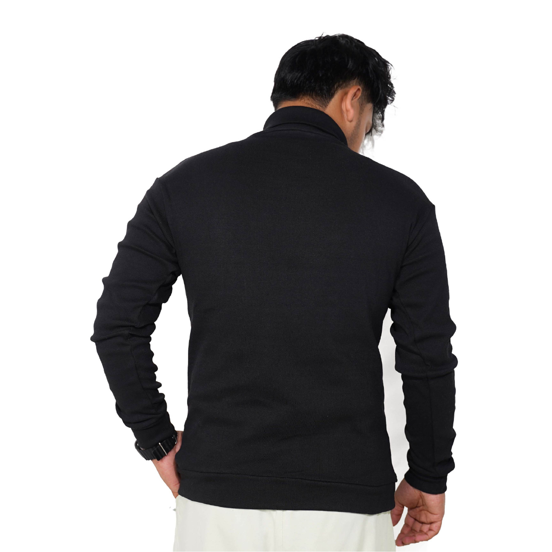 BLACK HIGH NECK