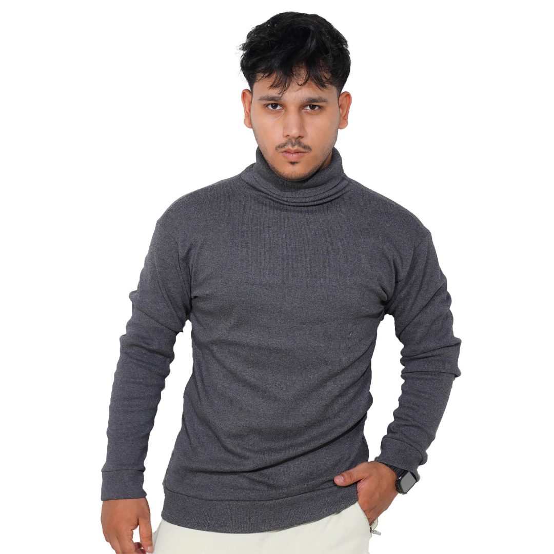 CHARCOAL HIGH NECK