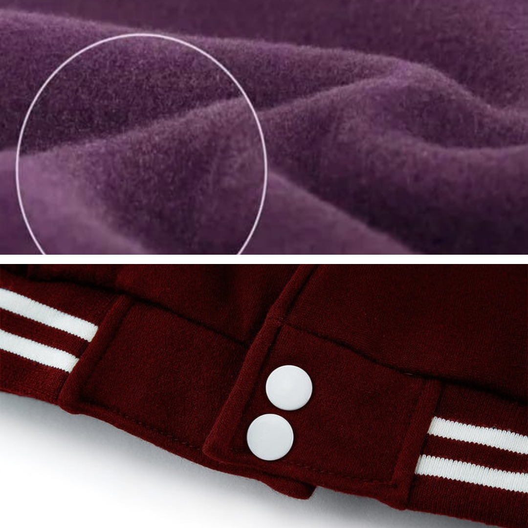 MAROON VARSITY JACKET