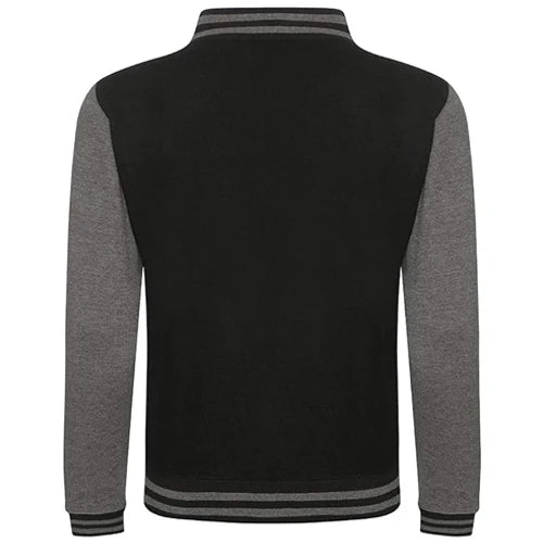 CHARCOAL AWESOME 99 VARSITY JACKET