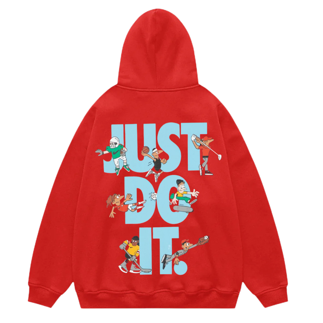 JUST DO IT PULLOVER HOODIE