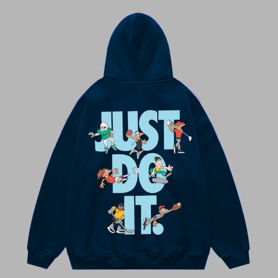 JUST DO IT PULLOVER HOODIE