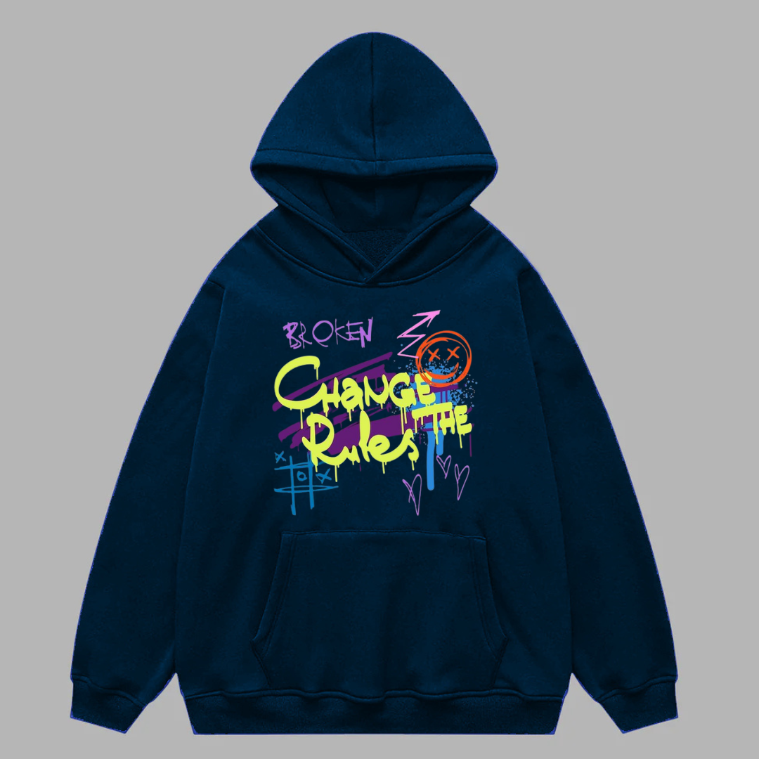 CHANGE THE RUES PULLOVER HOODIE