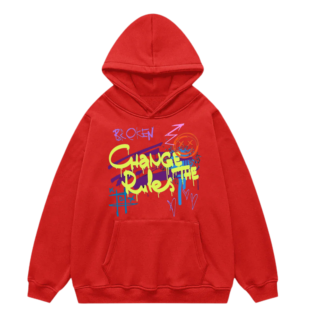 CHANGE THE RUES PULLOVER HOODIE