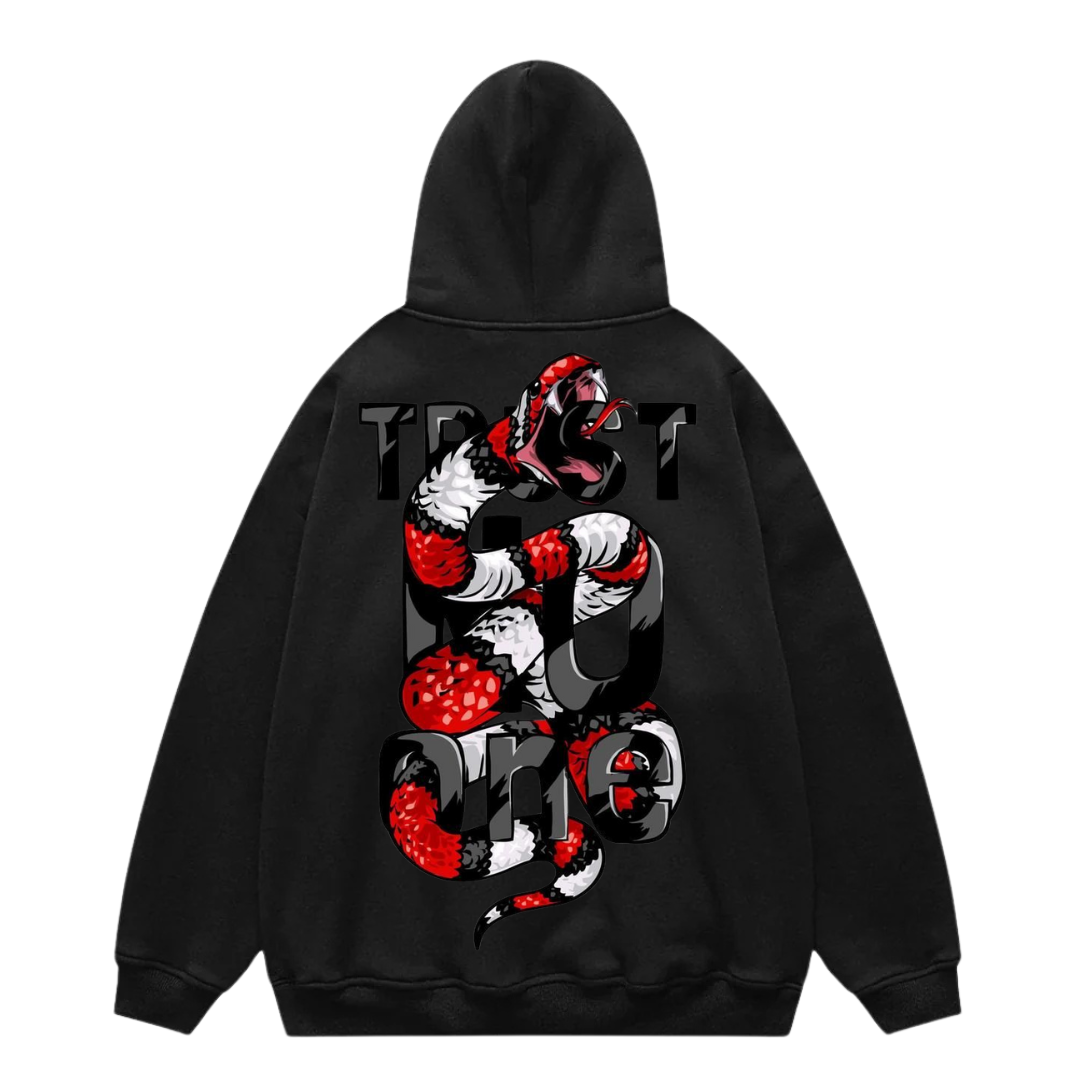 TRUST NO ONE PULLOVER HOODIE