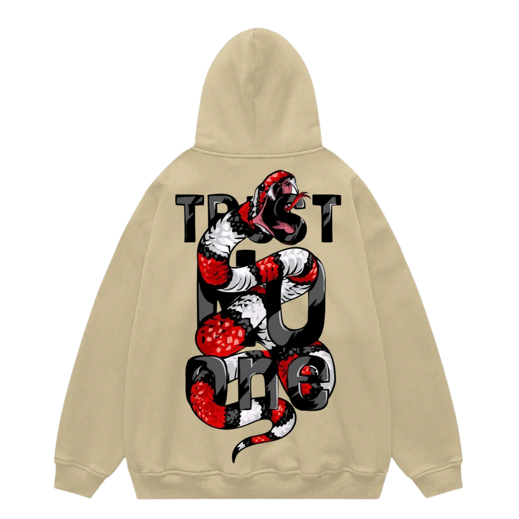 TRUST NO ONE PULLOVER HOODIE