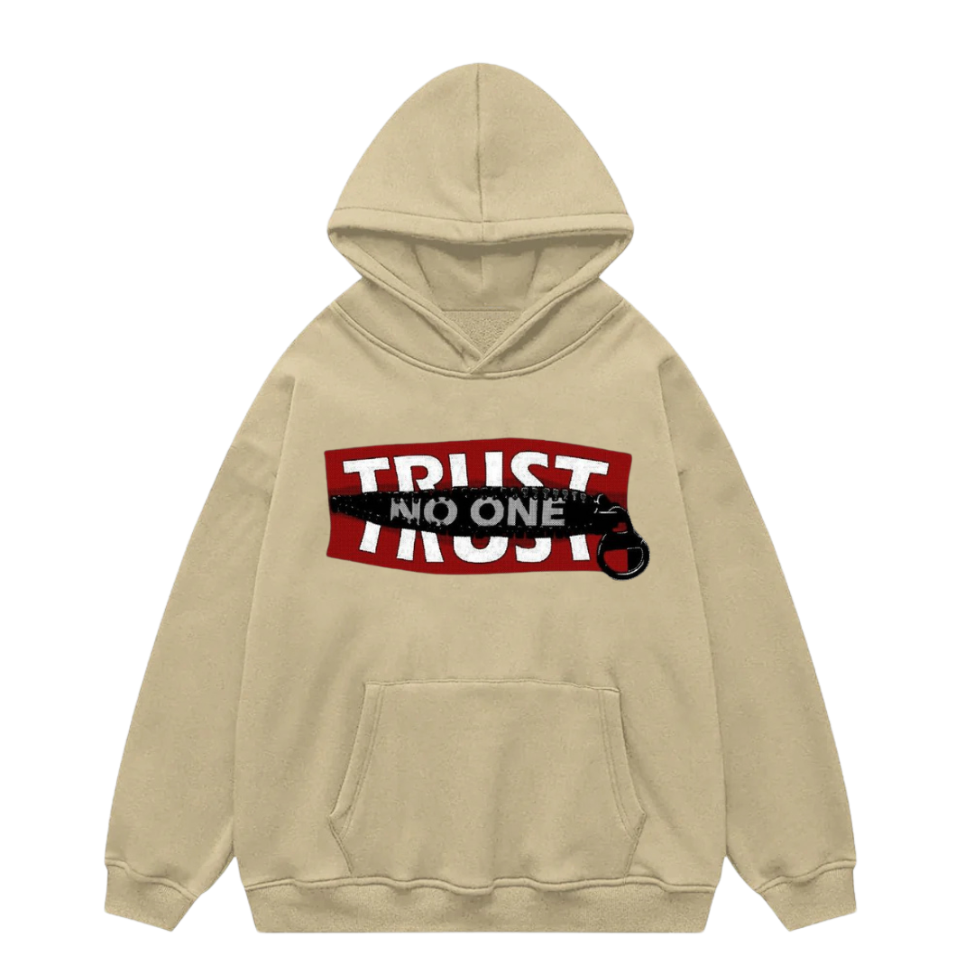TRUST NO ONE PULLOVER HOODIE