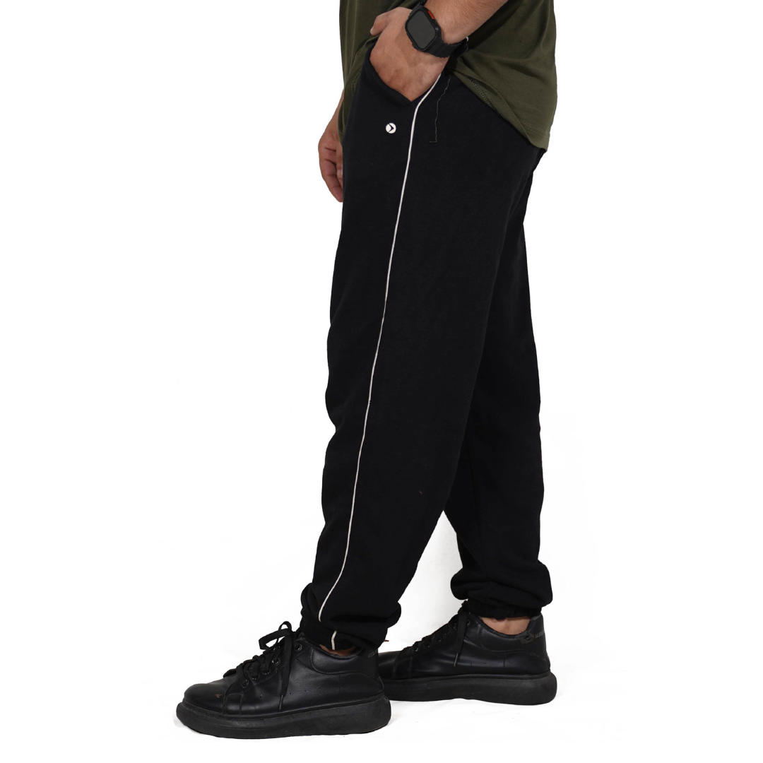 BLACK PLAIN SIDE LINING TROUSER